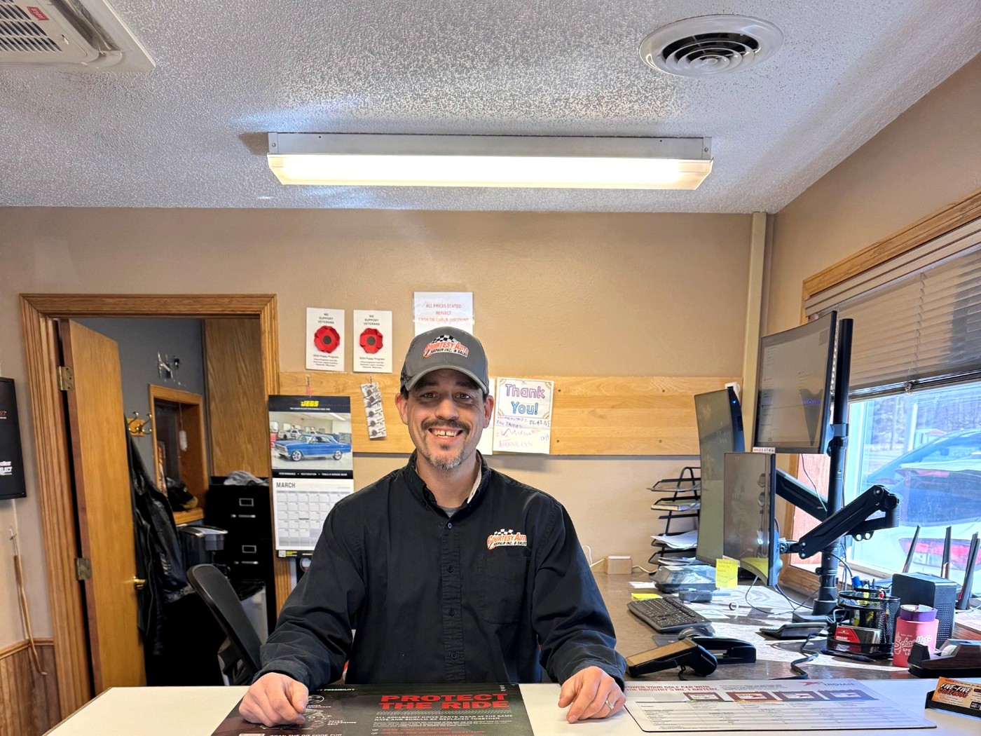 Courtesy Auto Repair front desk